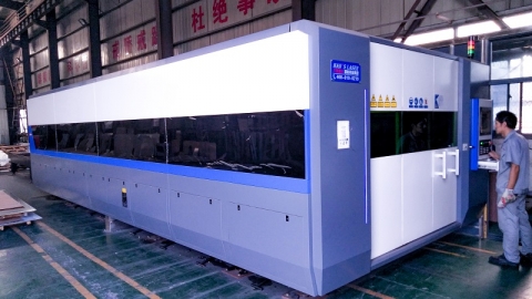 热烈祝贺大族G6020F光纤激光切割机安装并正式投产使用